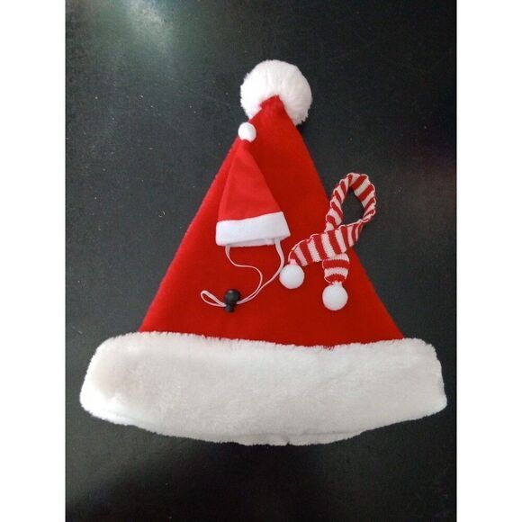 Reptile Snake Lizard Bunny Cat Hamster Santa Hat & Scarf + Kids Christmas - Picture 2 of 5